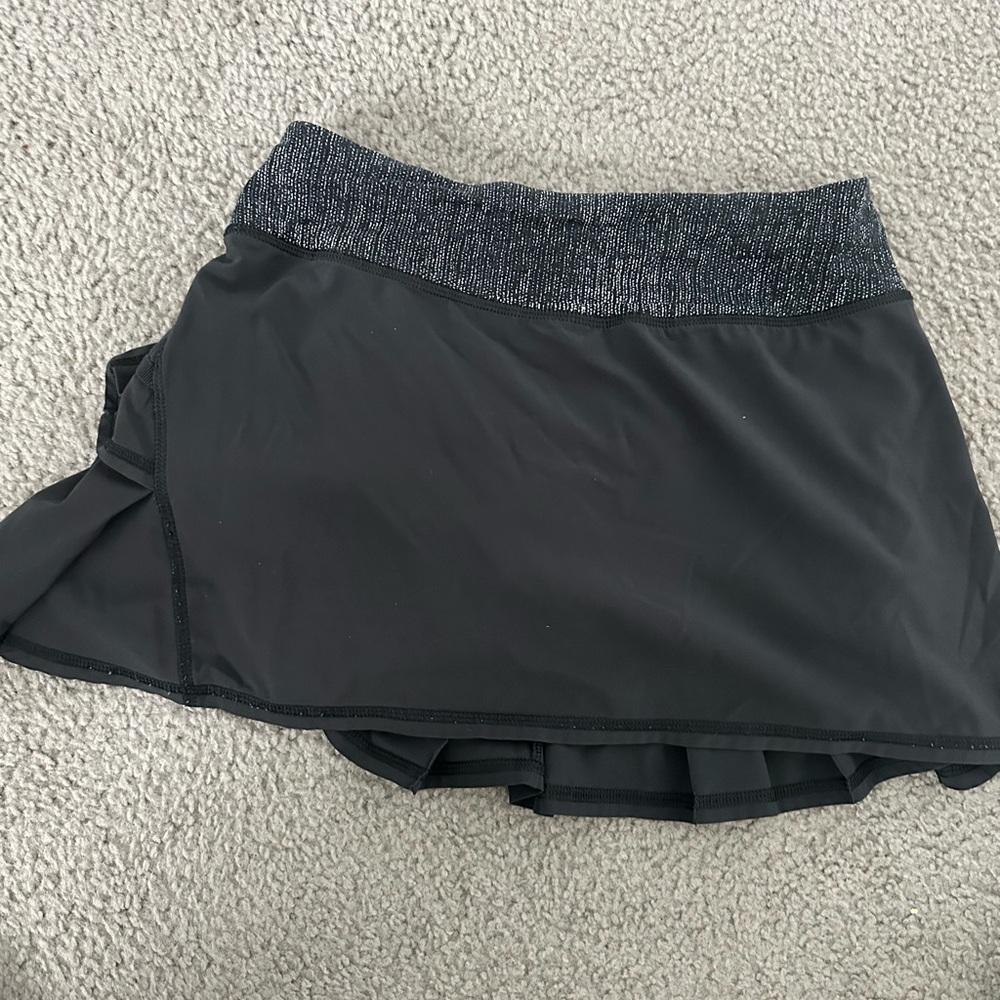 Black Lululemon Pace Setter Skirt
